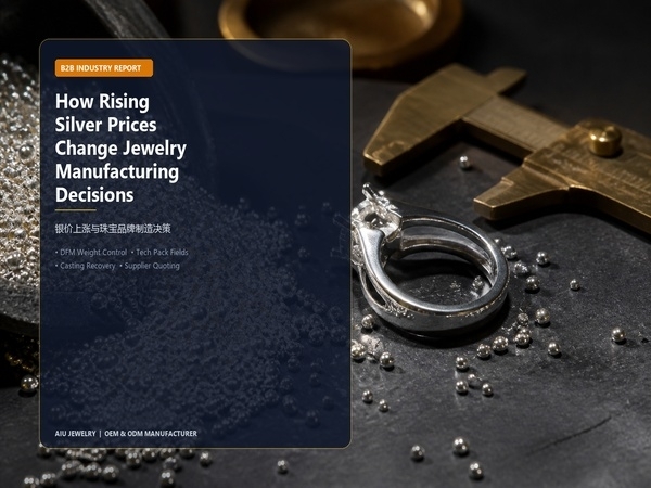 How Rising Silver Prices Change Jewelry Manufacturing Decisions