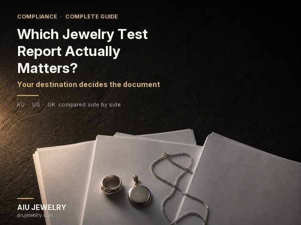 Which Jewelry Test Report Actually Matters? A Buyer‘s Guide to AnchorCert, REACH, Prop 65, COC and RoHS