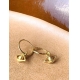 Manufacture shell bead natural freshwater pearl charm hoop earrings 14k 18k gold vermeil jewelry