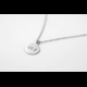 High quality jewelry 925 sterling silver circle marathon running women pendant necklace jewelry for runner