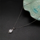 Manufacture women fine jewelry 925 sterling silver star pendant necklace zirconia jewelry silver