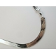 Wholesale fashion men jewelry flat snake chain real 18k gold plated herringbone necklace
