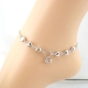 制造商高品质时尚新设计的女性珠宝链微小精致的球铃魅力脚链