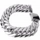 Manufacture men jewelry high quality bracelet fashion stainless steel cuban link cuff