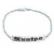 Manufacture fashion jewelry engraved charm bracelet personalize custom hawaiian name bracelet