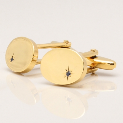 925 silver enamel cufflinks for men
