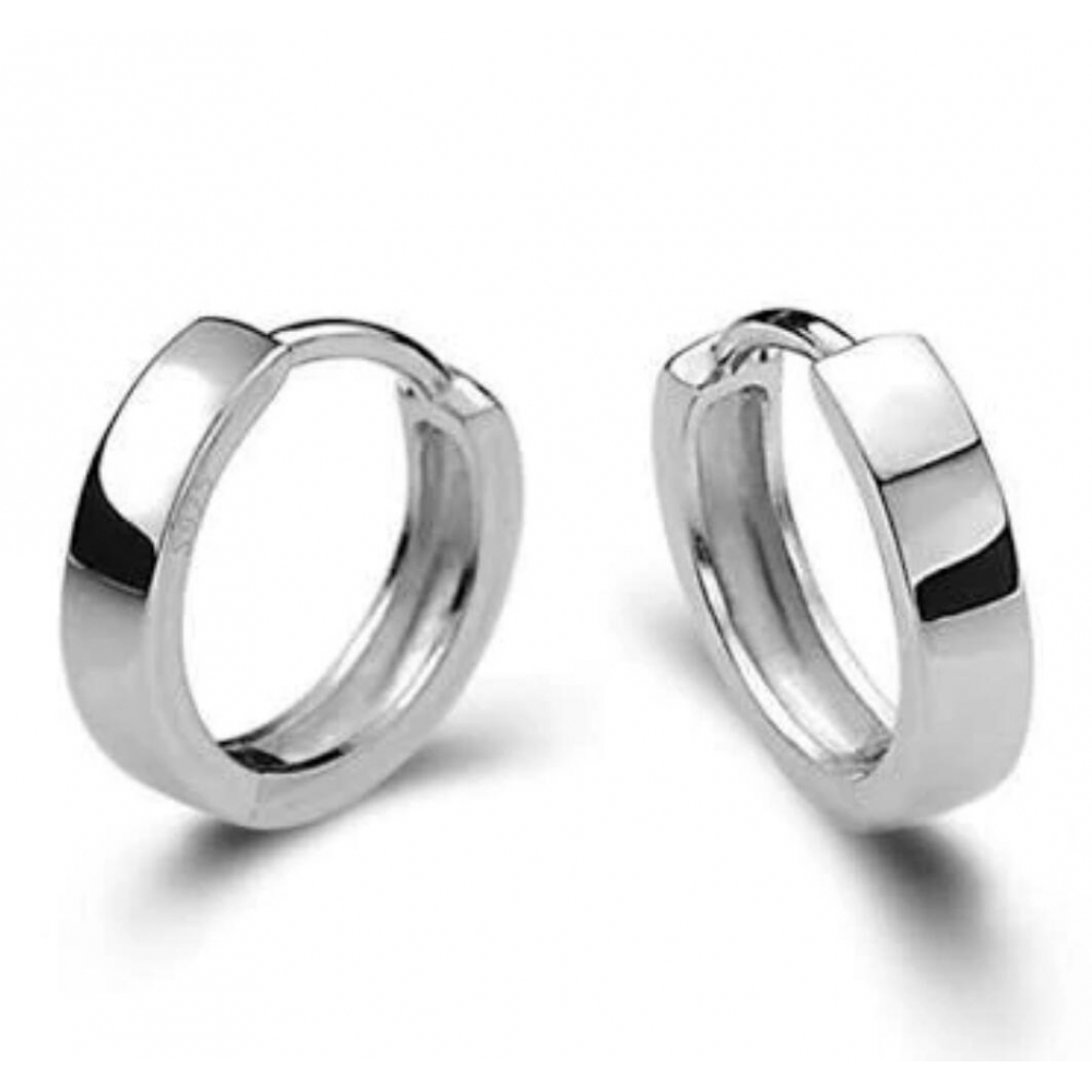 Stylish 316 stainless steel Huggies earrings, hip hop style earrings for men