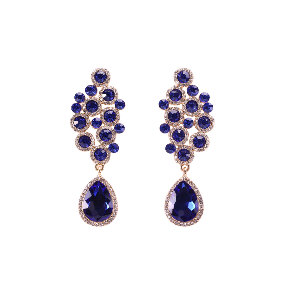 Fine jewelry 925 sterling  silver, chandelier earrings Natural amethyst earrings for women