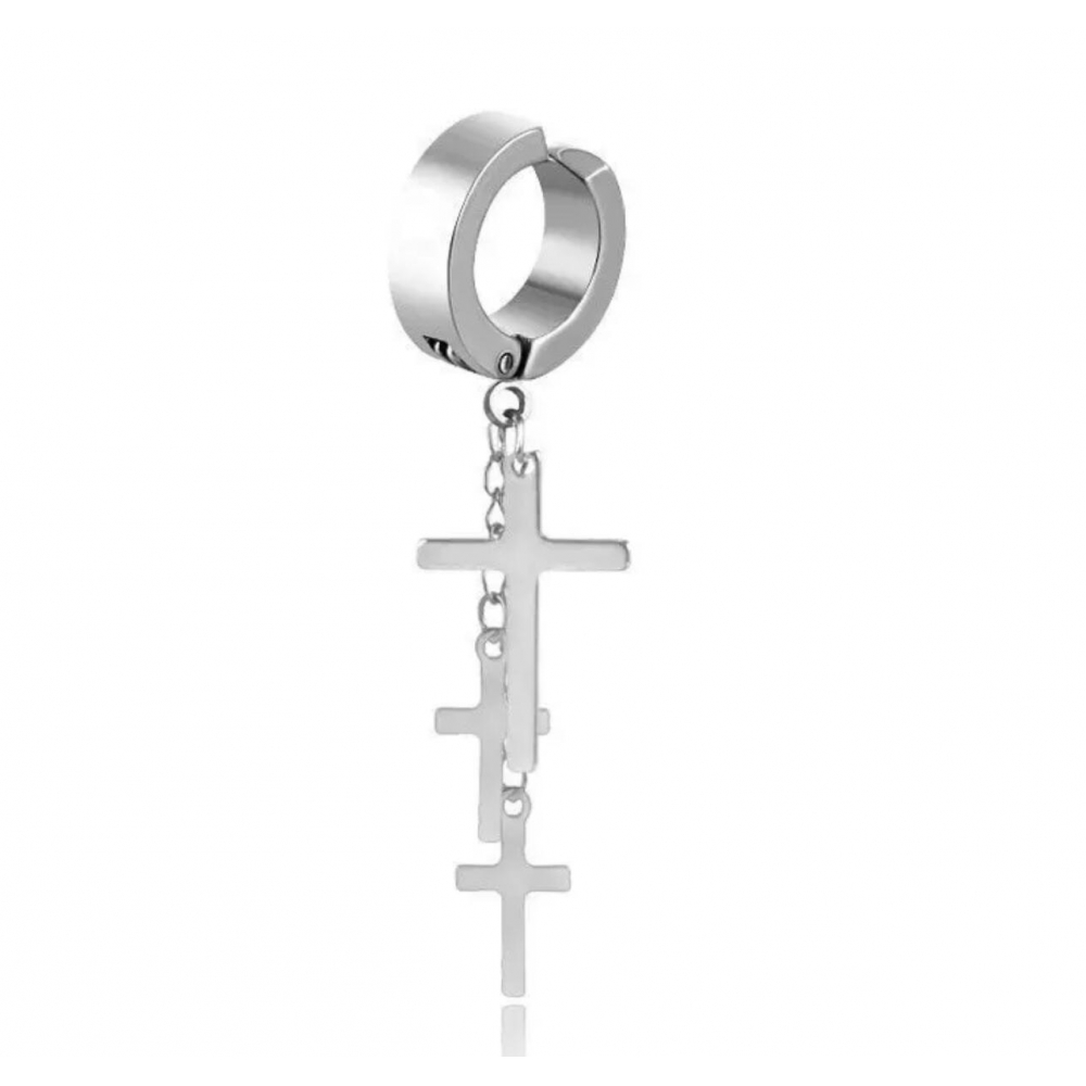 16 stainless steel Huggies earrings for men