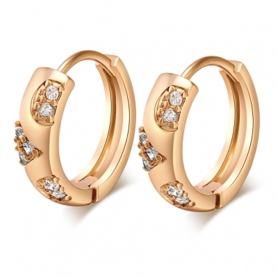 925 Silver Claw Set Crystal Earrings