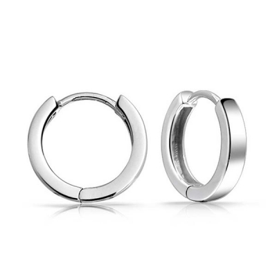 Stylish stainless steel Huggies earrings, 316 stainless steel minimalist earrings for men and women