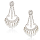 vintage chandelier earrings crystal, elegant vintage earrings