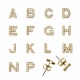 Custom Monogram Earrings with sparkling Zircon Initial earrings