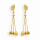 Fancy earrings for party girls, 925 Silver Plated Pendant Earrings.