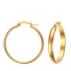 316 stainless steel big hoop earring ,trendy style thin hoop earring 