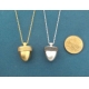 Fashion jewelry pill stash secret capsule design retro vintaged real 18k 14k gold plated acorn pendant