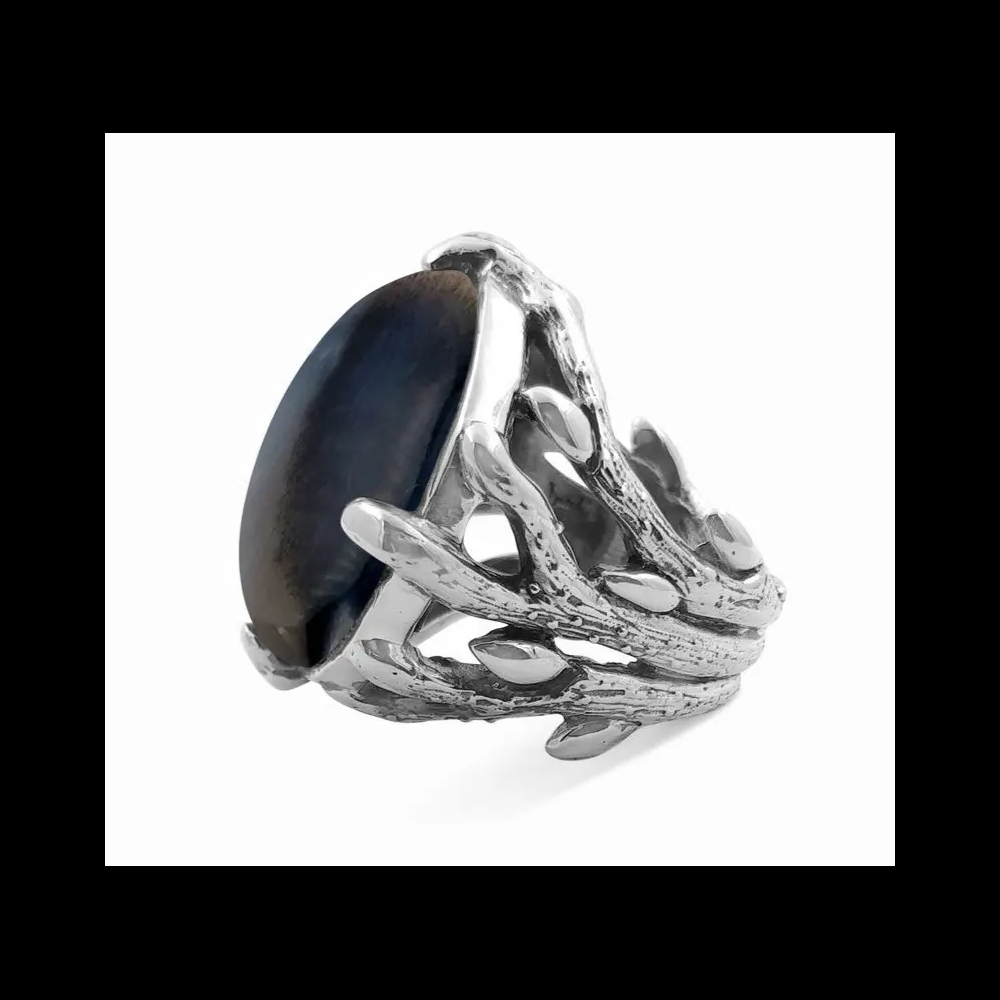 制造高品质的珠宝男子戒指宝石古董925纯银男子土耳其戒指