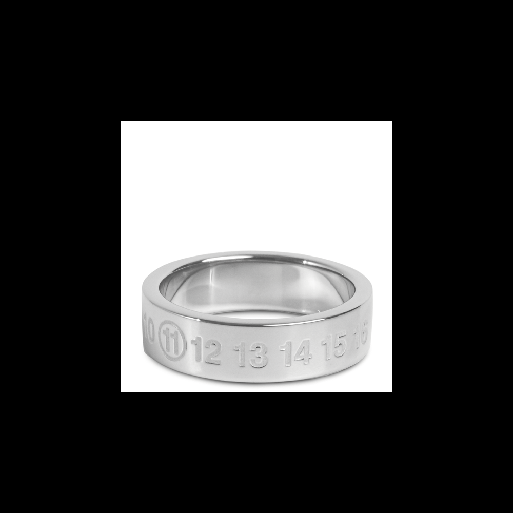 Custom fashion jewelry high quality 925 sterling silver band men rings engraved number silver ring