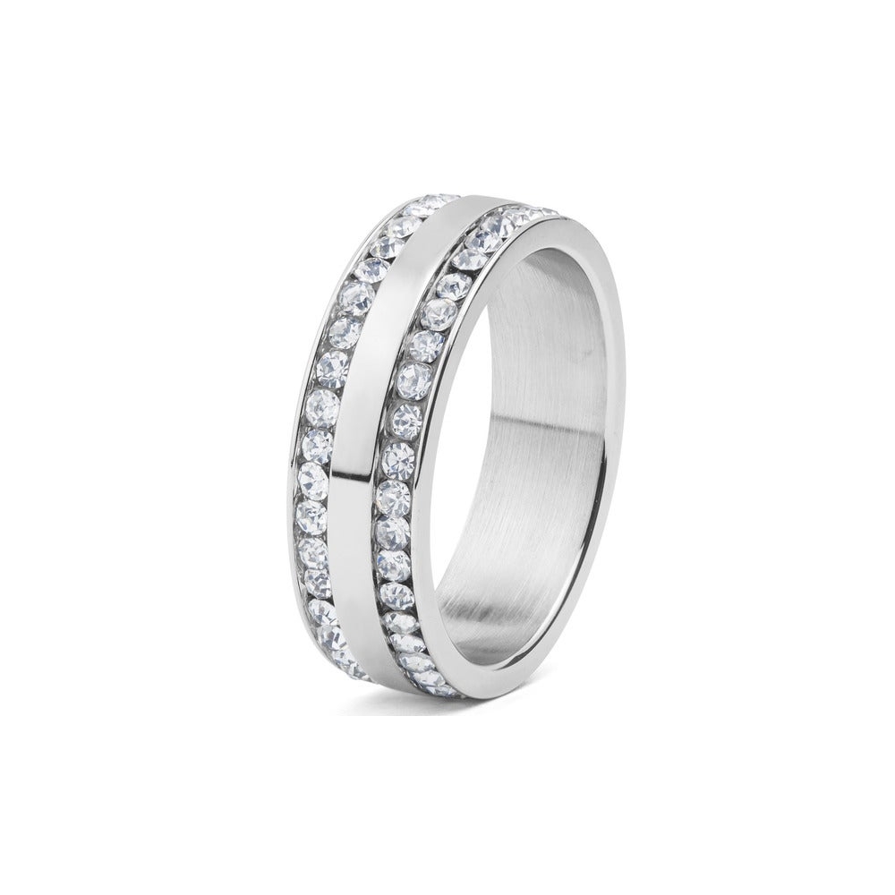 制造时尚珠宝高质量宝石男人戒指不锈钢戒指立方氧化锆豪华