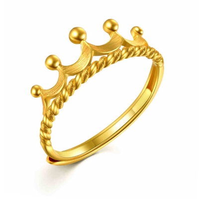 金色皇冠戒指