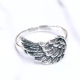 银天使翅膀戒指