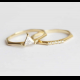 制作时尚宝石珠宝精致的手指戒指立方氧化锆真正的18k镀金女性戒指