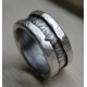 制造高品质的男人珠宝定制黑色复古氧化银925戒指的男人