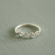 Manufacture fashion jewelry simple design finger rings women jewelry minimalist rose gold plated wave ring