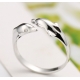 Manufacture simple design adjustable finger rings 925 sterling silver women jewelry open silver ring