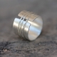 制造简单的设计可调节的手指戒指925纯银妇女珠宝开银戒指
