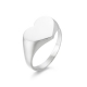制造时尚珠宝定制设计雕刻PVD镀金环高品质不锈钢心环