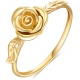 Custom high quality women jewelry unique design love romantic rose gold plated satin matte rose flower ring