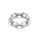 批发时尚珠宝指节手指戒指真正的18k镀金珠球钻石切割软链戒指