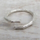 Wholesale high quality 925 sterling silver open resizable finger rings women jewelry silver adjustable ring