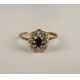 制造高品质的宝石戒指真正的18K镀金椭圆形切割紫色立方氧化锆戒指复古女人