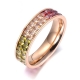 制造时尚珠宝高质量宝石男人戒指不锈钢戒指立方氧化锆豪华