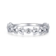 制作精致的开放可调节戒指妇女珠宝明星925纯银立方氧化锆戒指
