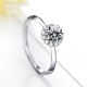  Manufacture delicate open adjustable ring women jewelry star 925 sterling silver cubic zirconia ring