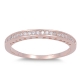 制造商宝石戒指真正的14k金颜色时尚女性珠宝半圆立方氧化锆镀金戒指