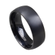 Manufacturer high quality fashion jewelry men finger rings polished black gumetal channel titanium ring