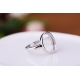 制造商时尚简单的手指戒指石半安装4mm 6mm 8mm边框设置空白戒托的戒指