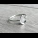 Manufacturer fashion simple finger rings stone semi mountings 4mm 6mm 8mm bezel setting blank based ring 