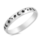 制造商经典925纯银戒指戒指个性化刻有姓名字母黑色复古银戒指